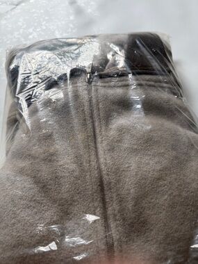 St. John's Bay Oatmeal Zip-Up Fleece Sweater